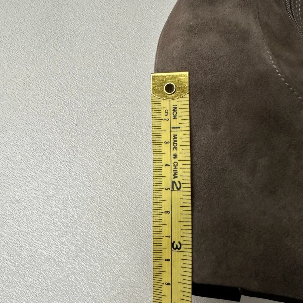 Via Spiga Wedge Tall Boots Adina Suede Size 7